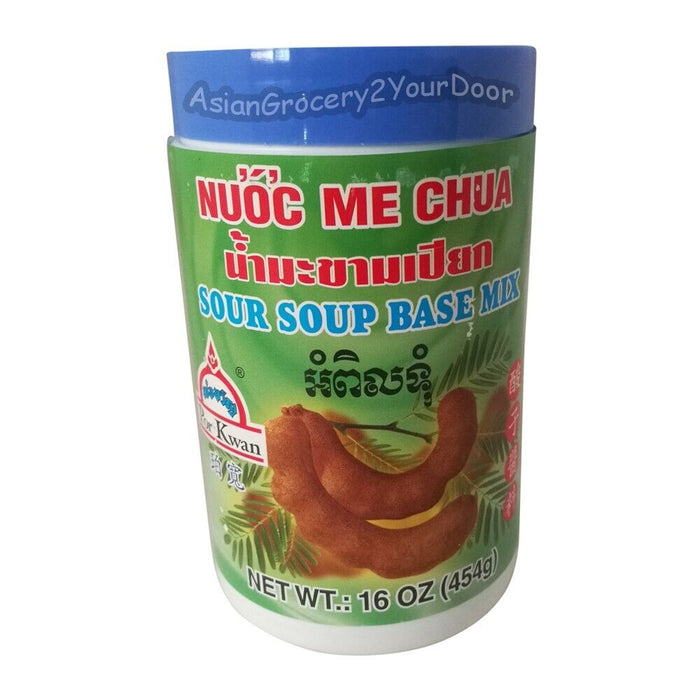 Por Kwan Sour Soup Base Mix 16 oz / 454 g = 45 servings per container