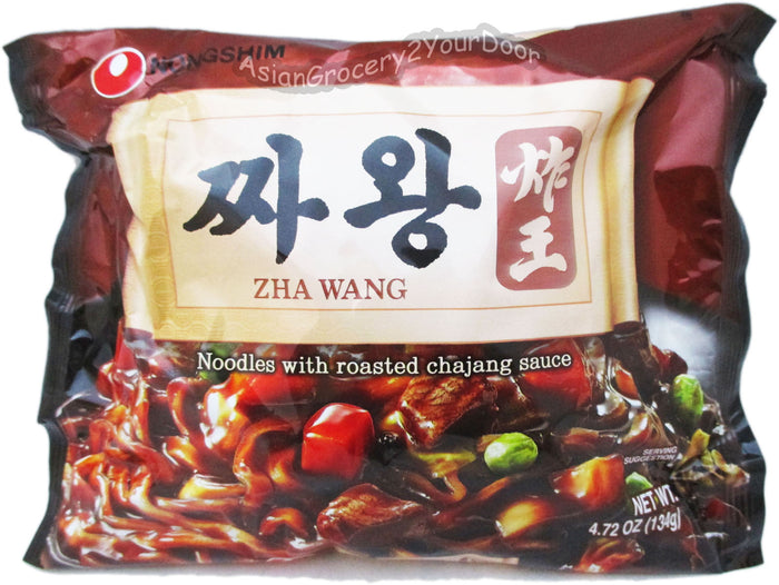 Nong Shim - Zha Wang Noodles with Roasted Chajang Sauce - 4.72 oz / 134 g - Asiangrocery2yourdoor