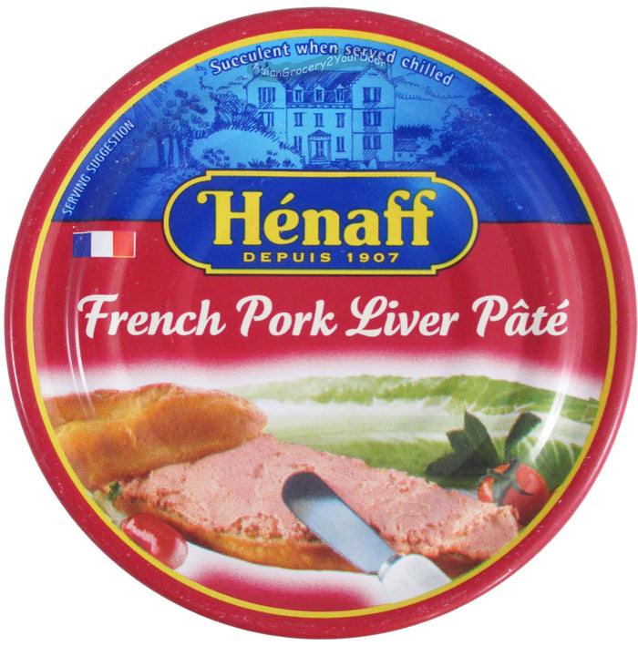 Henaff - French Pork Liver Pate - 4.5 oz / 130 g - Asiangrocery2yourdoor