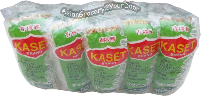 Kaset - Bean Thread Glass Noodles - 4.9 oz / 140 g - Asiangrocery2yourdoor