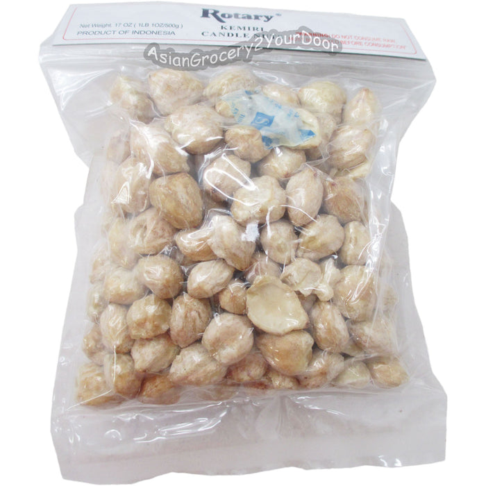 Rotary - Kemiri Candle Nuts - 17 oz. 500 g - Asiangrocery2yourdoor