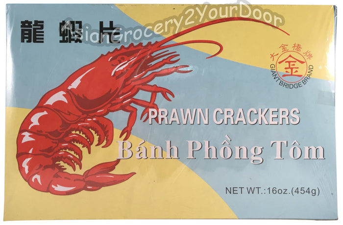 Giant Bridge - Prawn Crackers - 16 oz / 454 g - Asiangrocery2yourdoor