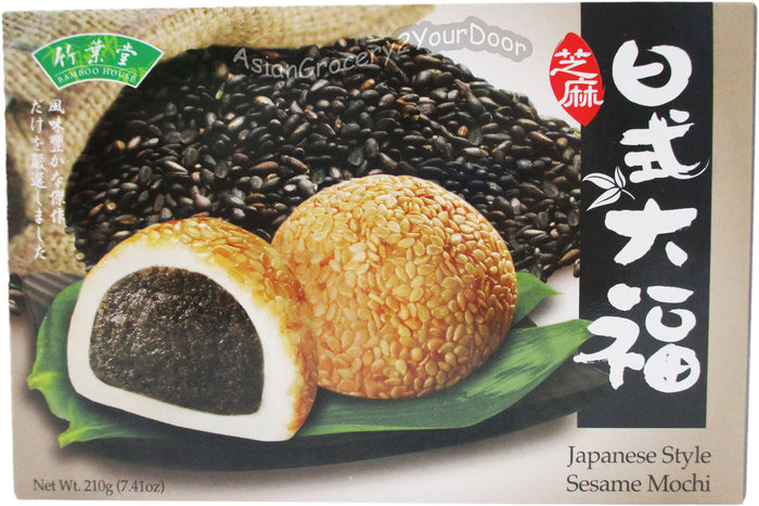 Bamboo House - Japanese Style Sesame Mochi - 7.41 oz / 210 g - Asiangrocery2yourdoor