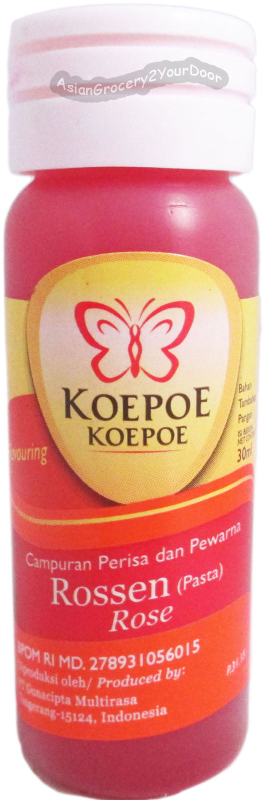 Koepoe Koepoe - Rossen Pasta Rose Flavoring - 1 fl oz / 30 ml - Asiangrocery2yourdoor