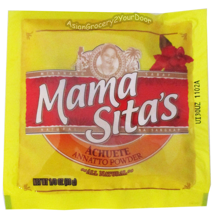 Mama Sita's - Achuete Annatto Powder - 0.35 oz / 10 g - Asiangrocery2yourdoor