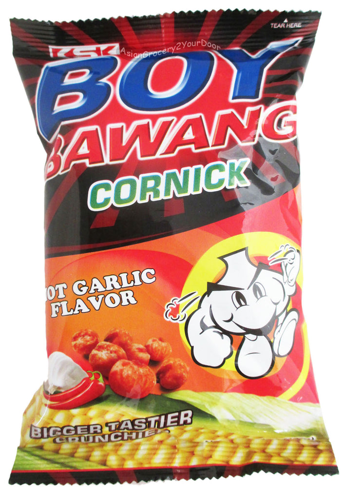 Boy Bawang - Cornick Hot Garlic Flavor - 3.54 oz / 100 g - Asiangrocery2yourdoor