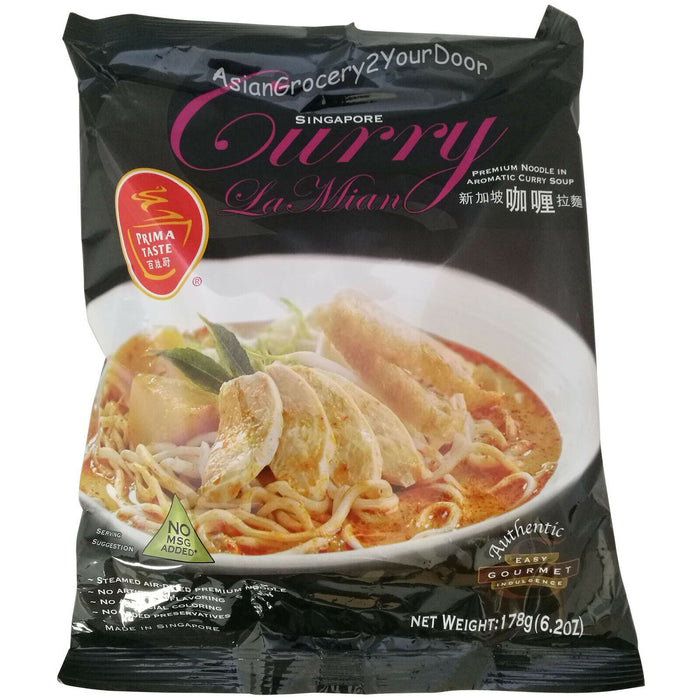 Prima Taste - Singapore Premium Noodle in Curry Soup - 6.2 oz / 178 g - Asiangrocery2yourdoor