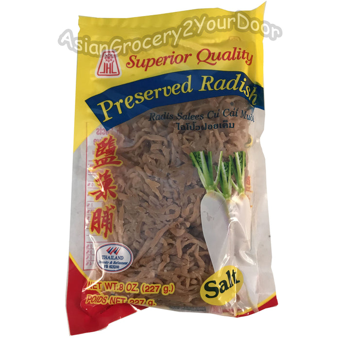 JHC - Preserved Salted Shredded Radish - 8 oz / 227 g - Asiangrocery2yourdoor