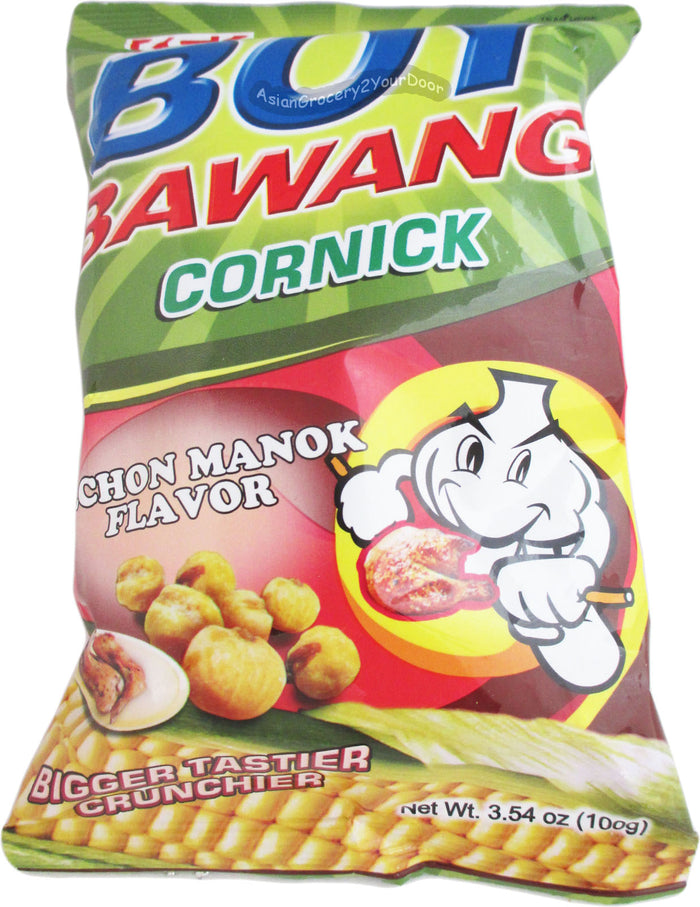 Boy Bawang - Cornick Lechon Manok Flavor - 3.54 oz / 100 g - Asiangrocery2yourdoor