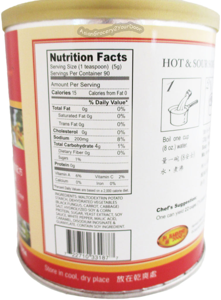 Harvest - Hot & Sour Soup Mix - 16 oz / 1 lb - Asiangrocery2yourdoor