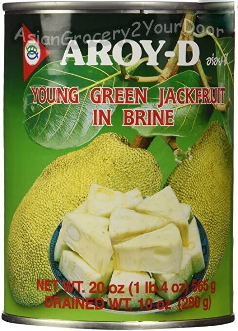 Aroy-D Young Green Jackfruit in Brine 20 oz / 565 g