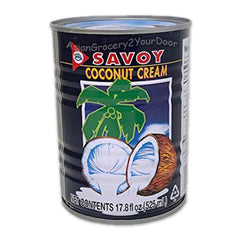 Savoy Coconut Cream Big 525 mL / 17.8oz Can (Single Pack)