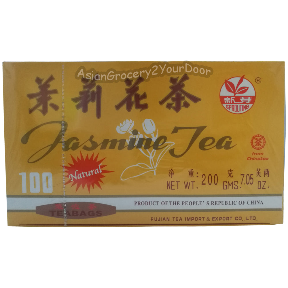 Sprouting Natural Jasmine Tea in Bags 7.05 oz / 200 g