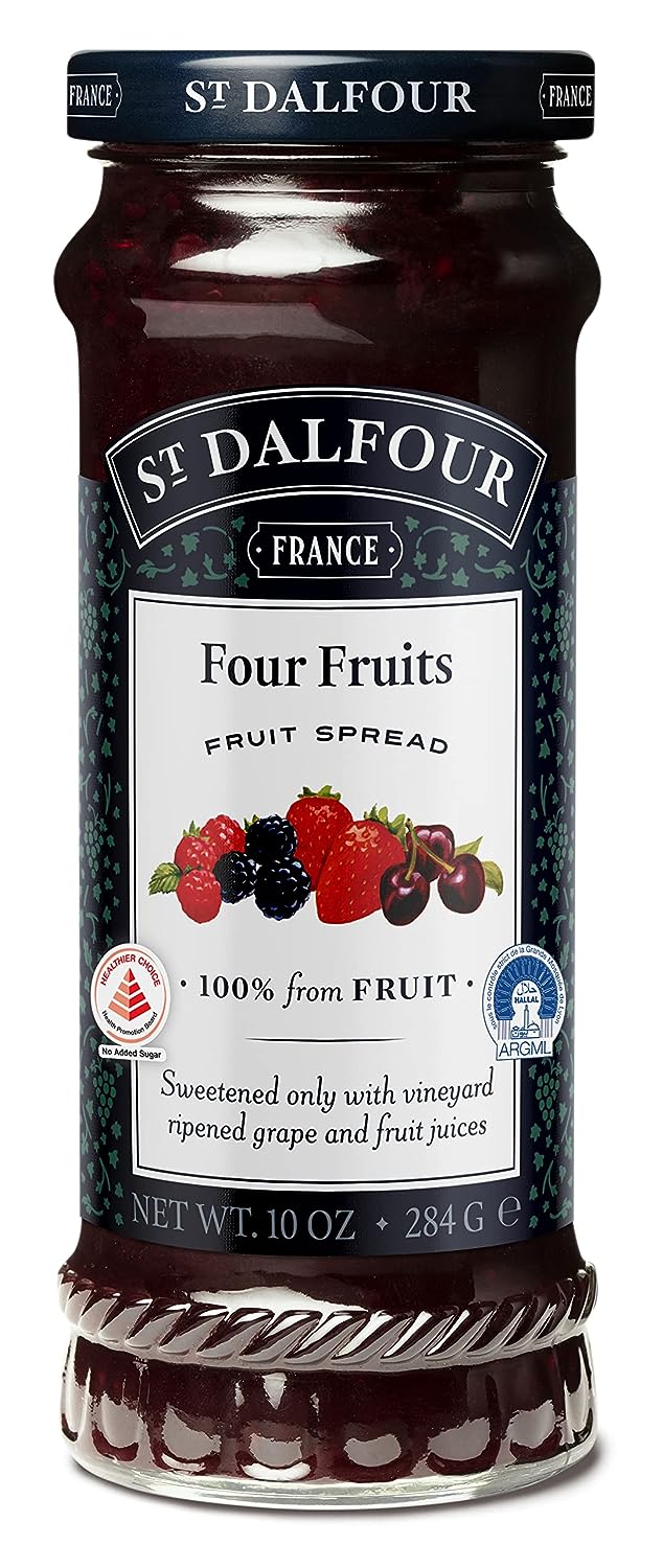 St. Dalfour Four Fruits Fruit Spread 10 oz / 284 g