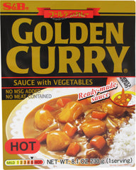 S&B - Golden Curry Sauce with Vegetables - 8.1 oz / 230 g - Asiangrocery2yourdoor