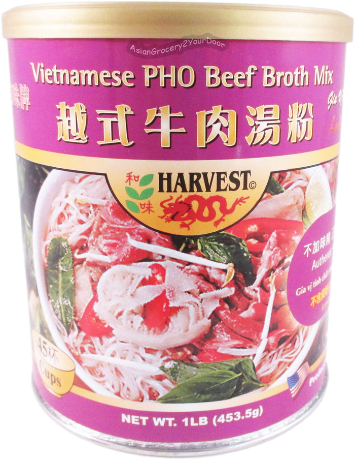 Harvest - Pho Beef Broth Mix - 16 oz / 1 lb - Asiangrocery2yourdoor