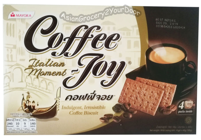 Mayora - Coffee Joy Biscuit - 6.3 oz / 180 g - Asiangrocery2yourdoor