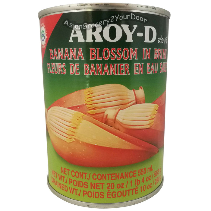 Aroy-D Banana Blossom in Brine - 20 oz / 565 g - Asiangrocery2yourdoor
