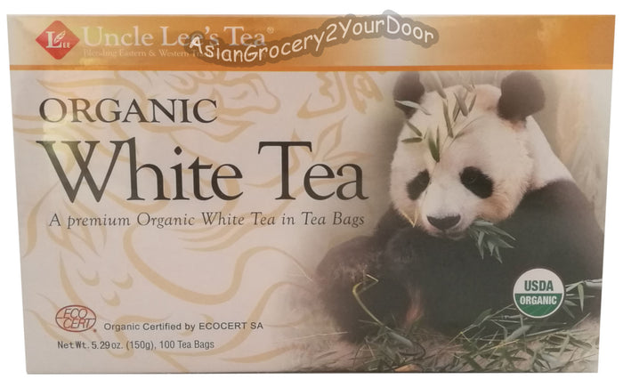 Uncle Lee's Organic White Tea - 5.29 oz / 150 g - Asiangrocery2yourdoor