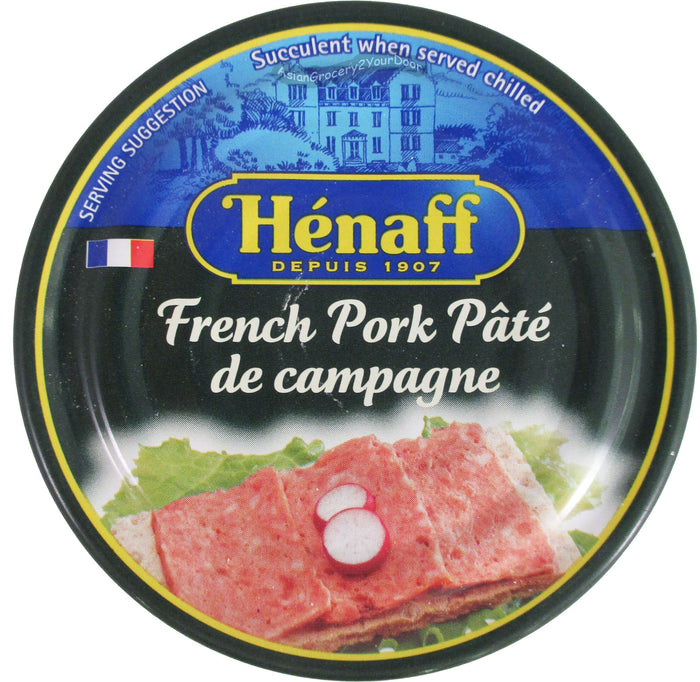 Henaff - French Pork Pate - 4.5 oz / 130 g - Asiangrocery2yourdoor