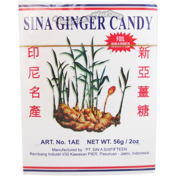 Sina - Ginger Candy Ting Ting - 2 oz / 56 g - Asiangrocery2yourdoor
