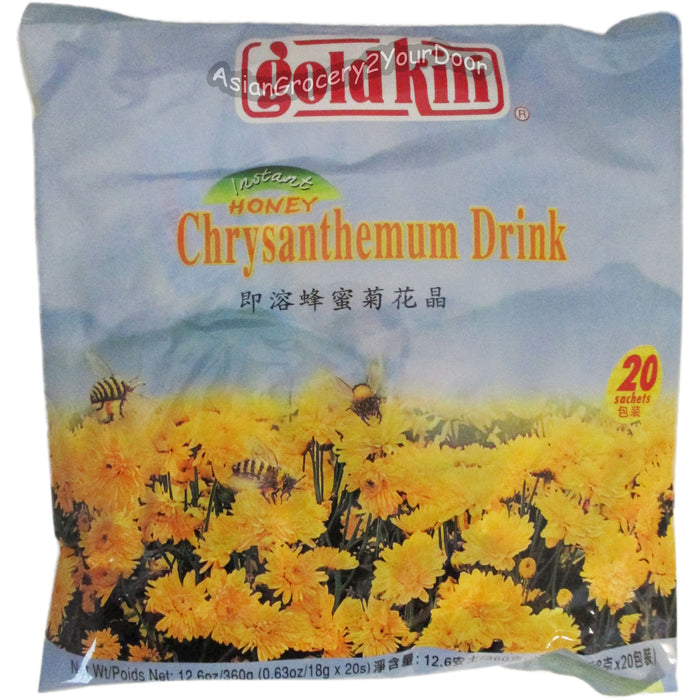 Gold Kili - Instant Honey Chrysanthemum Drink - 12.6 oz / 360 g - Asiangrocery2yourdoor