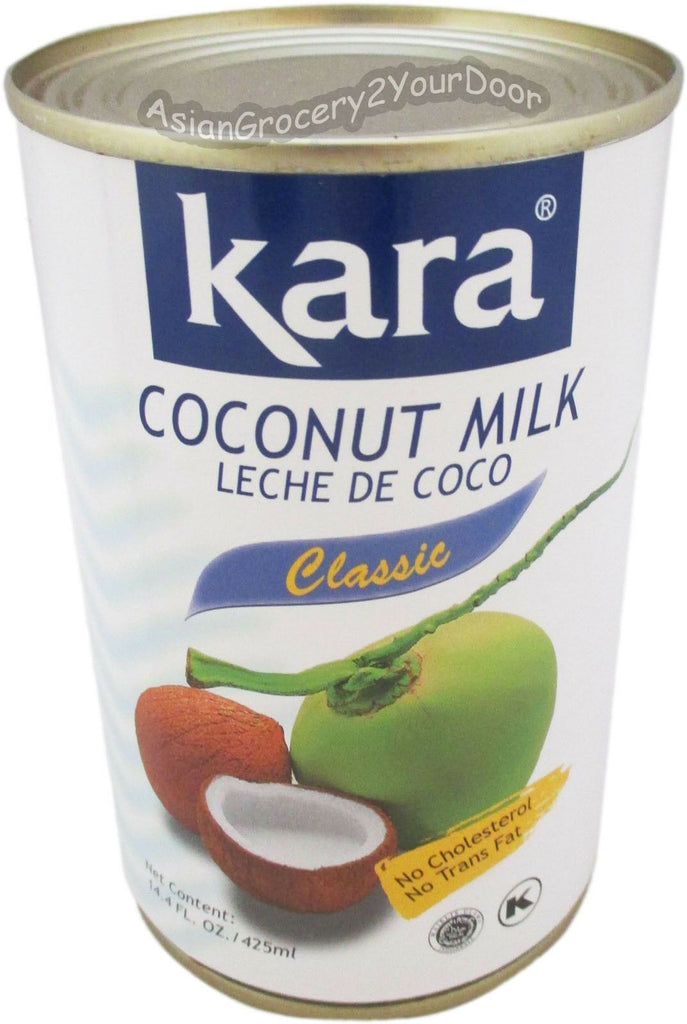 Kara - Classic Coconut Milk Leche de Coco - 14.4 oz / 425 ml - Asiangrocery2yourdoor