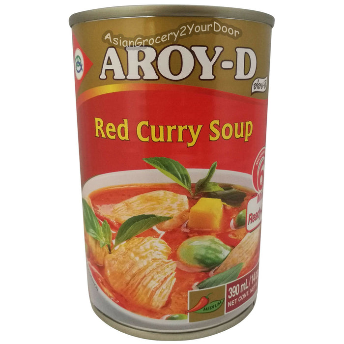 Aroy-D - Red Curry Soup - 14 oz / 400 g - Asiangrocery2yourdoor