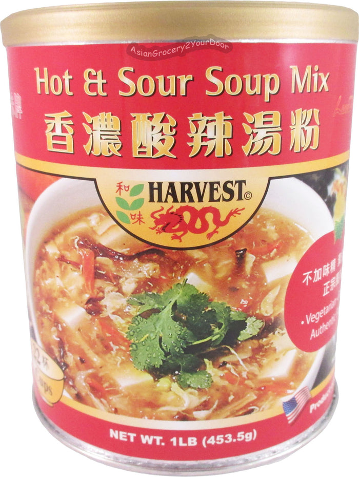 Harvest - Hot & Sour Soup Mix - 16 oz / 1 lb - Asiangrocery2yourdoor