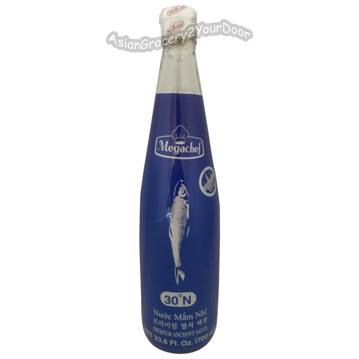 Megachef - Premium Anchovy Sauce - 23.6 fl oz / 700 ml - Asiangrocery2yourdoor