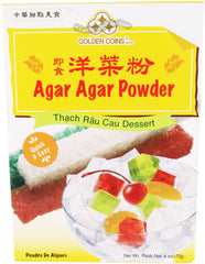 Golden Coins - Agar Agar Powder - 6 oz / 170 g - Asiangrocery2yourdoor