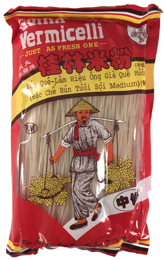 Old Man Que Huong - Guilin Vermicelli (Medium) - 12 oz / 340 g - Asiangrocery2yourdoor