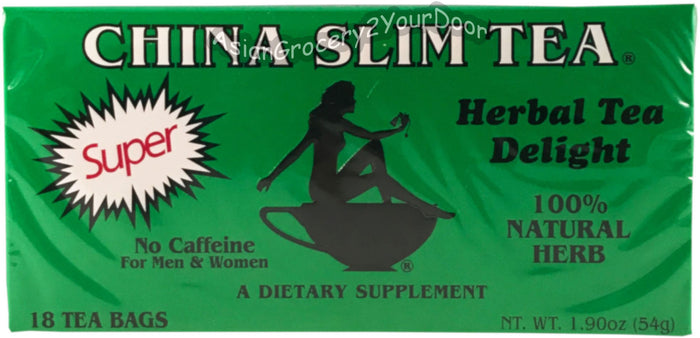 China Slim Tea - Super Herbal Tea - 1.90 oz / 54 g - Asiangrocery2yourdoor