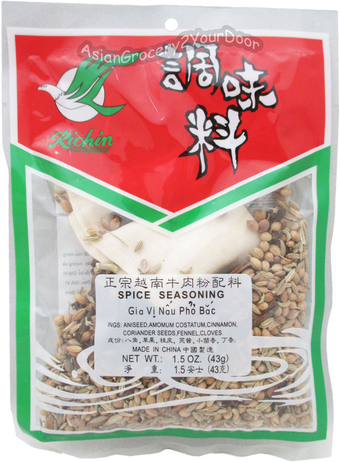 Richin - Gia Vi Nau Pho Bac Spice Seasoning - 1.5 oz / 43g - Asiangrocery2yourdoor
