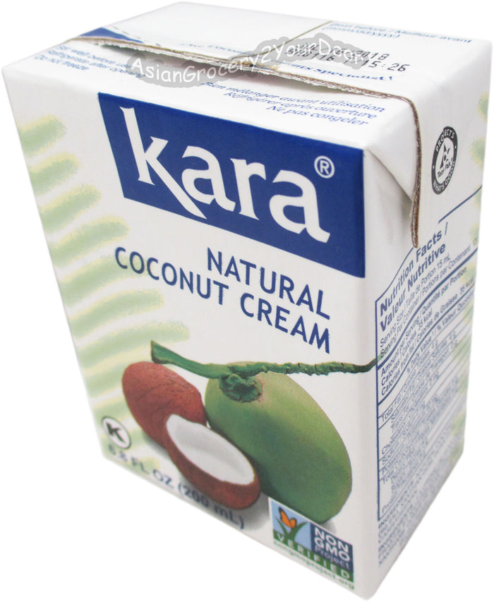 Kara - Natural Coconut Cream - 6.8 fl oz / 200 ml - Asiangrocery2yourdoor
