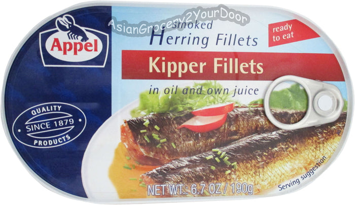 Appel - Smoked Herring Kipper Fillet - 6.7 oz  / 190 g - Asiangrocery2yourdoor