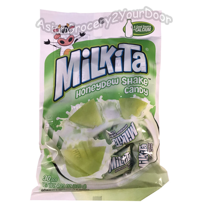 Milkita - Honeydew Shake Candy - 4.23 oz / 120 g - Asiangrocery2yourdoor