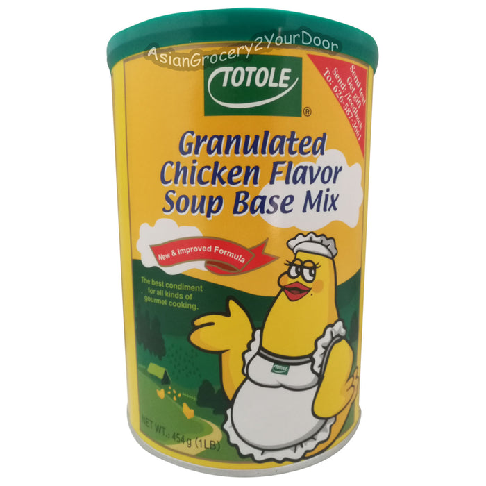 Totole - Granulated Chicken Flavor Soup Base Mix - 16 oz / 454 g - Asiangrocery2yourdoor