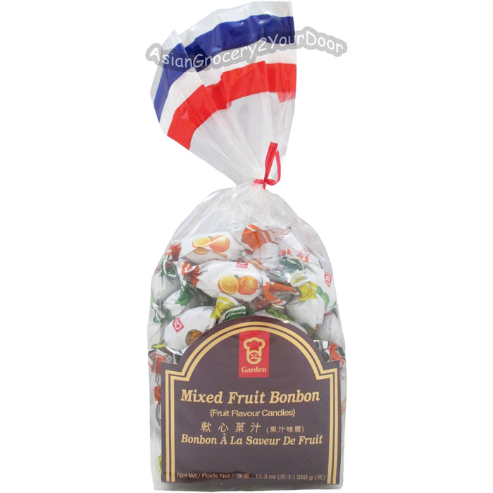 Garden - Mixed Fruit Bonbon Candies - 12.3 oz / 350 g - Asiangrocery2yourdoor