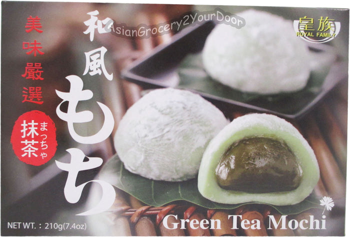 Royal Family - Green Tea Mochi - 7.4 oz / 210 g - Asiangrocery2yourdoor