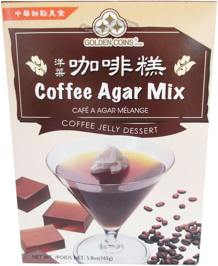 Golden Coins - Coffee Agar Mix - 5.8 oz / 165 g - Asiangrocery2yourdoor