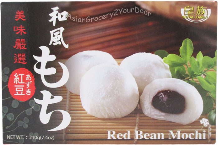 Royal Family - Red Bean Mochi - 7.4 oz / 210 g - Asiangrocery2yourdoor