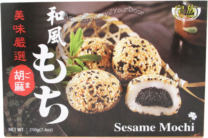 Royal Family - Sesame Mochi - 7.4 Oz (210 g) - Asiangrocery2yourdoor