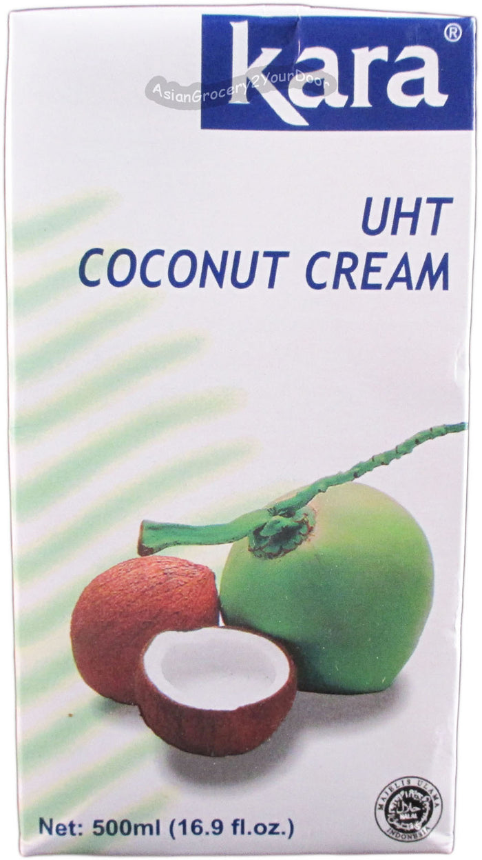 Kara - UHT Coconut Cream - 16.9 fl oz / 500 ml - Asiangrocery2yourdoor