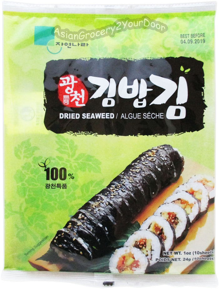 Jayone - Dried Seaweed Sushi Nori - 1 oz / 24 g - Asiangrocery2yourdoor
