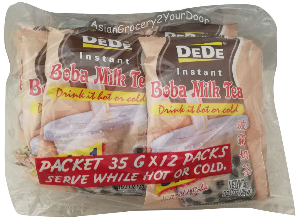 DeDe - Instant Boba Milk Tea - 12.35 oz / 350 g - Asiangrocery2yourdoor