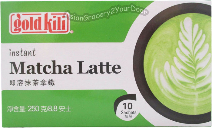 Gold Kili - Instant Matcha Latte - 8.8 oz / 250 g - Asiangrocery2yourdoor