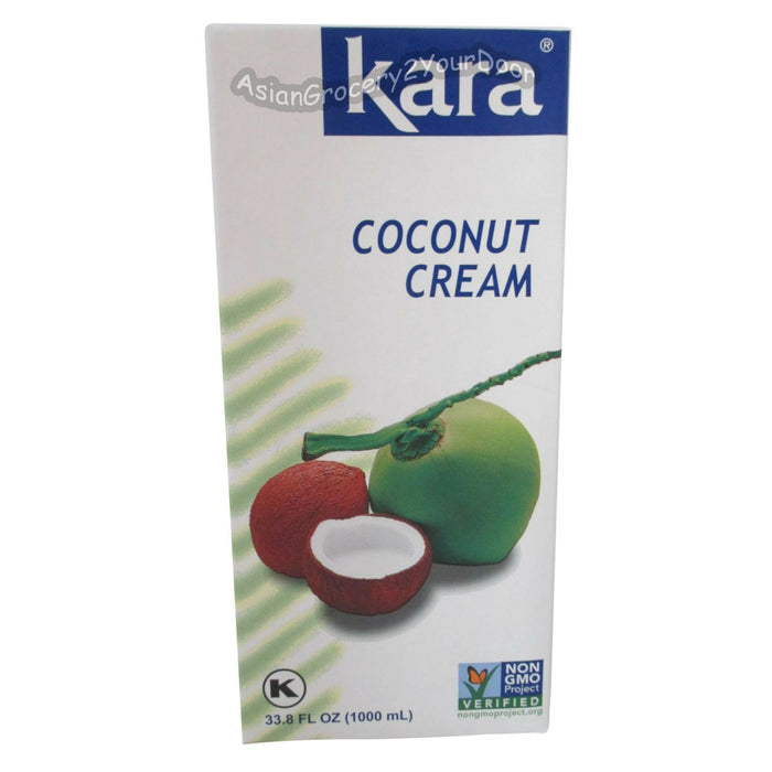 Kara - UHT Coconut Cream - 33.8 fl oz / 1000 ml - Asiangrocery2yourdoor