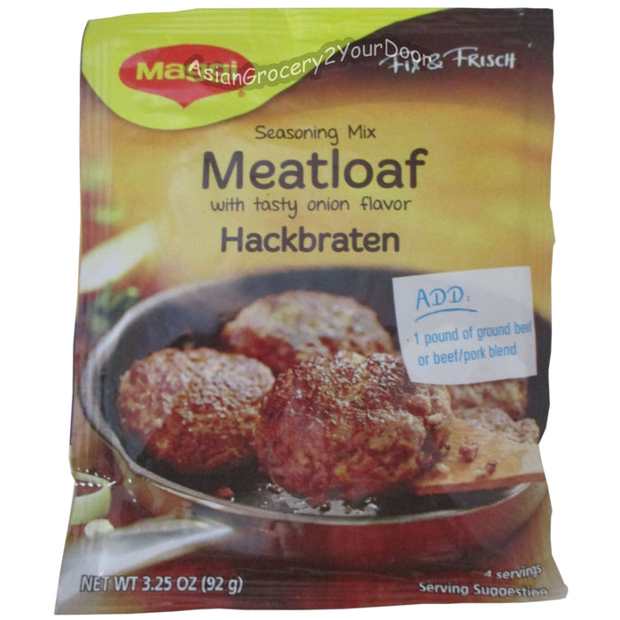 Maggi - Meatloaf Seasoning Mix - 3.25 oz / 92 g - Asiangrocery2yourdoor
