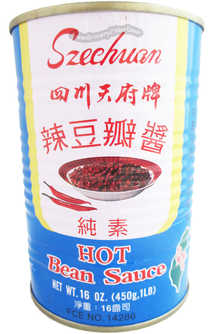Szechuan - Hot Bean Sauce - 16 oz / 450 g - Asiangrocery2yourdoor